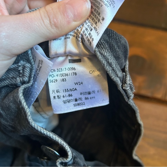 Levi’s 501 Black Denim Shorts - Picture 3 of 5